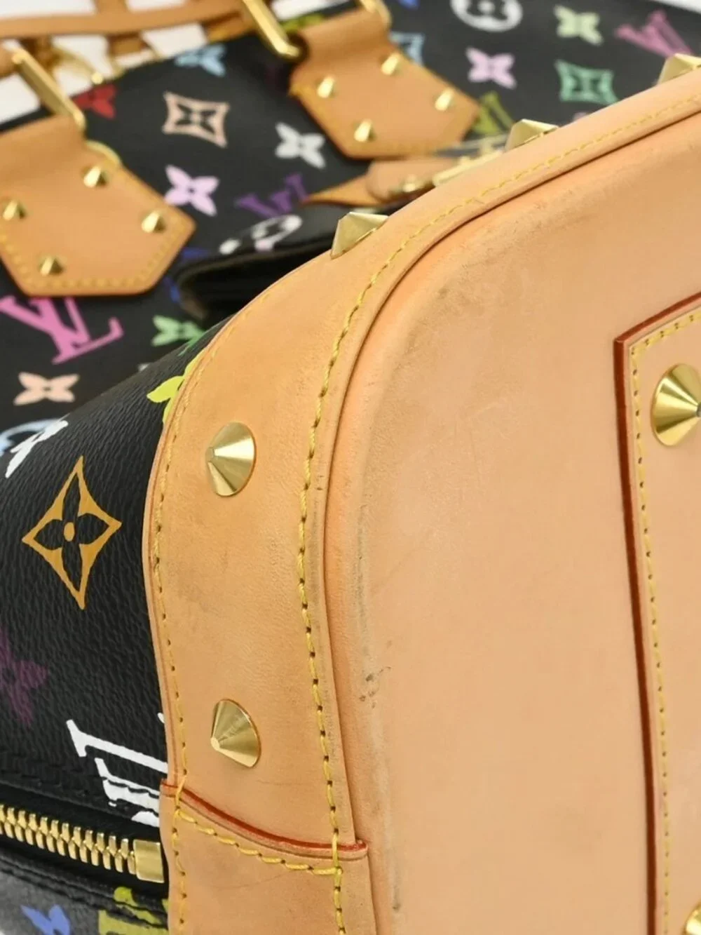 Louis Vuitton Monogram Multicolor Alma GM Handbag M40442